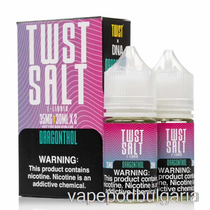 Vape Течности Dragonthol - Twist Salt E-liquid - 60ml 35mg